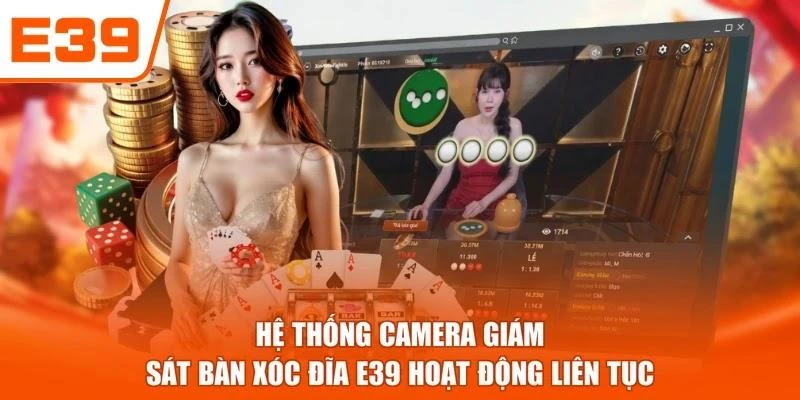 Hệ thống camera giám sát bàn xóc đĩa E39 hoạt động liên tục